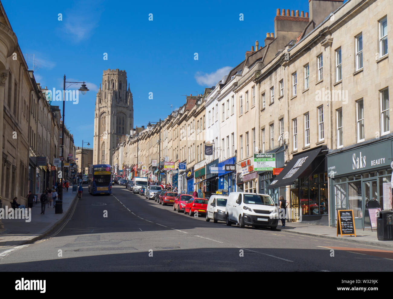 Großbritannien, England, Bristol, Park Street Stockfoto