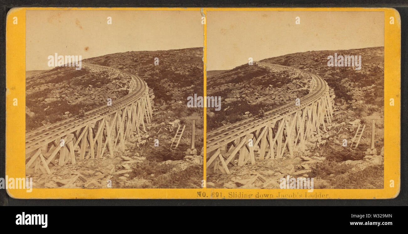 Die Jakobsleiter, von Kilburn Brüder 3 Rutschen Stockfoto