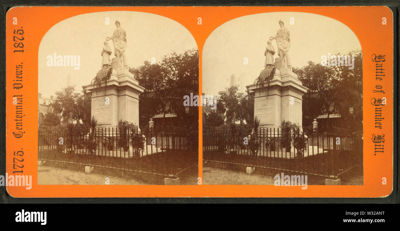 Soldaten Denkmal, Charlestown, durch 5 Maryland Regiment dekoriert, von Lewis, Thomas, d 1901 2. Stockfoto