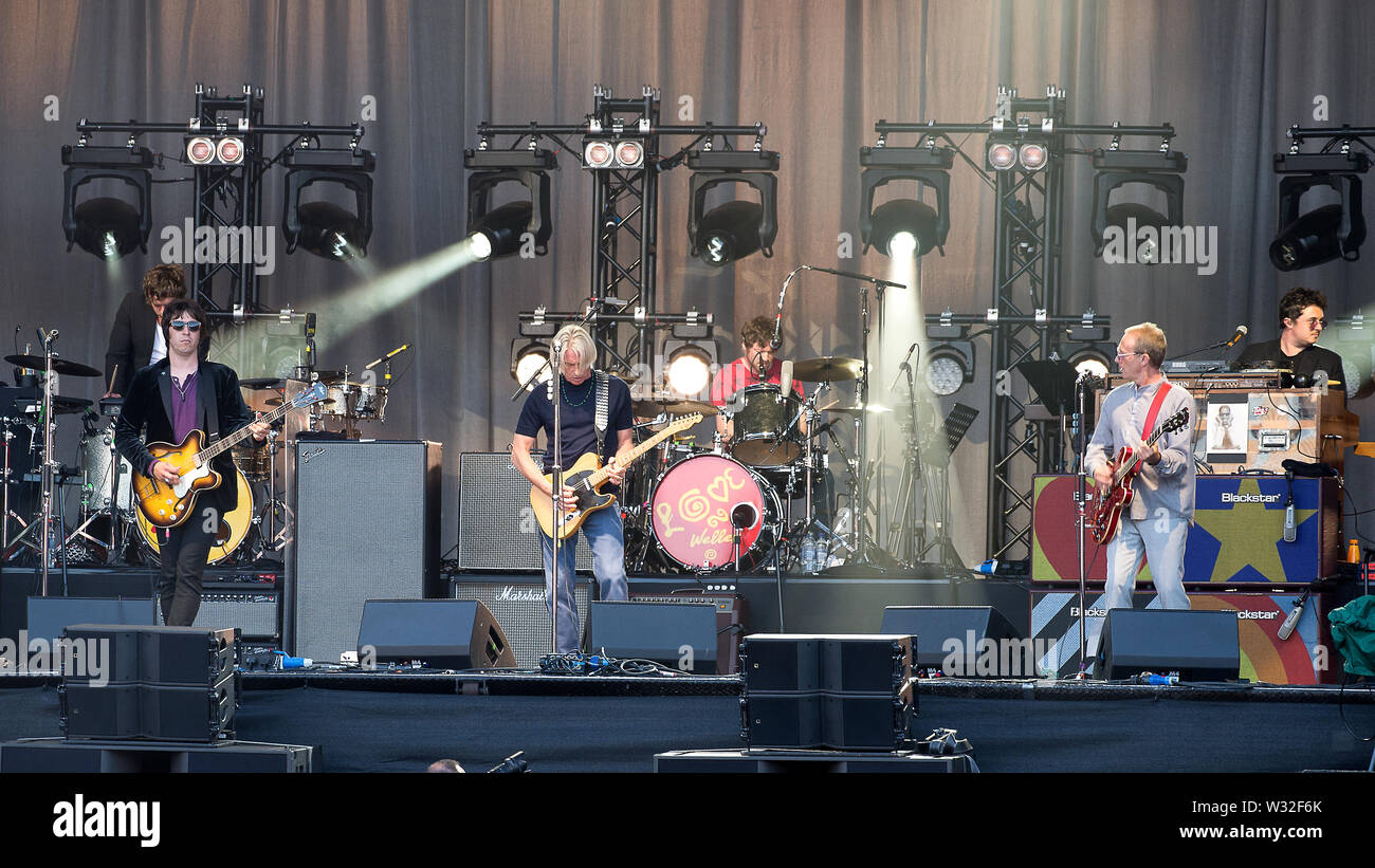 Edinburgh, Schottland, Großbritannien, 11. Juli 2019. Paul Weller im Konzert an Edinburgh Castle, Edinburgh, Große, UK. Credit: Stuart Westwood/Alamy Stockfotos Stockfoto