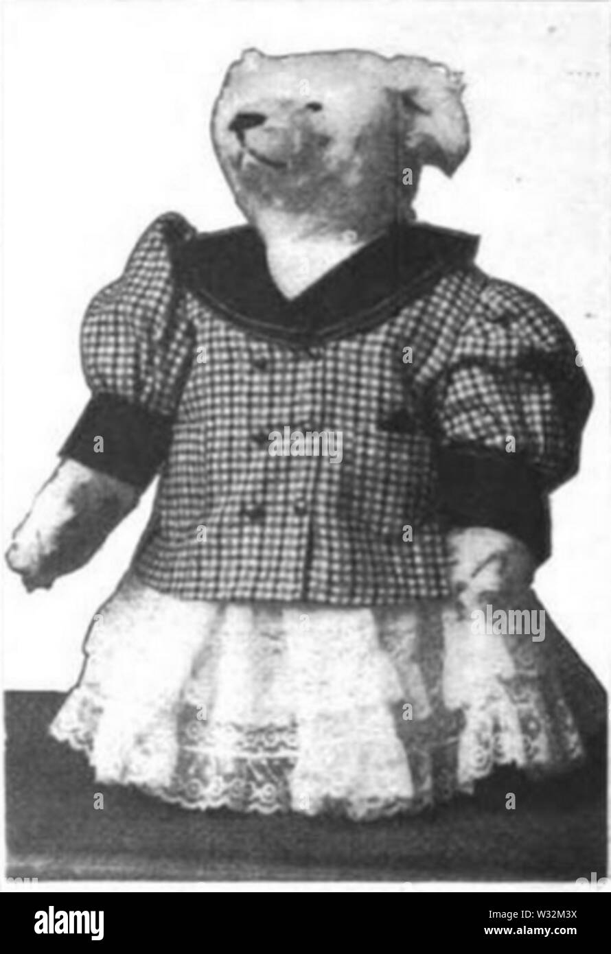 Teddybär, Kleid 1907 Stockfoto