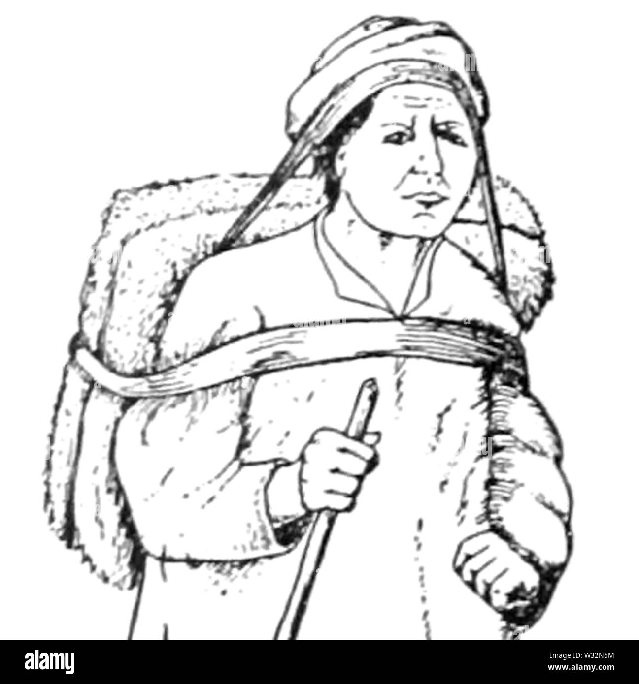 Die American Indian Abb. 12 detail Stockfoto