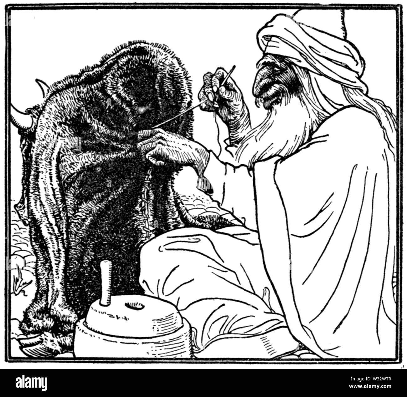 Das Buch der Wunder voyages-Seite 132 Inset Stockfoto