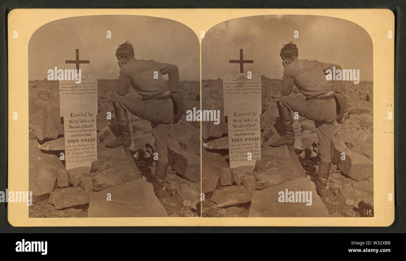 Das Grab von Erin O'Keef, (Tochter von Srgt John O'Keef), durch L K Oldroyd Stockfoto
