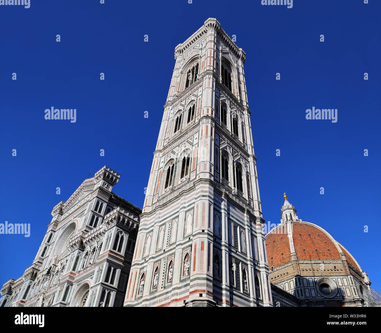 Florenz, Italien - 27. AUGUST 2018: die Kathedrale von Florenz (Il Duomo di Firenze) am 27. August 2018 in Florenz, Italien. Florenz ist die größte Stadt der Tus Stockfoto