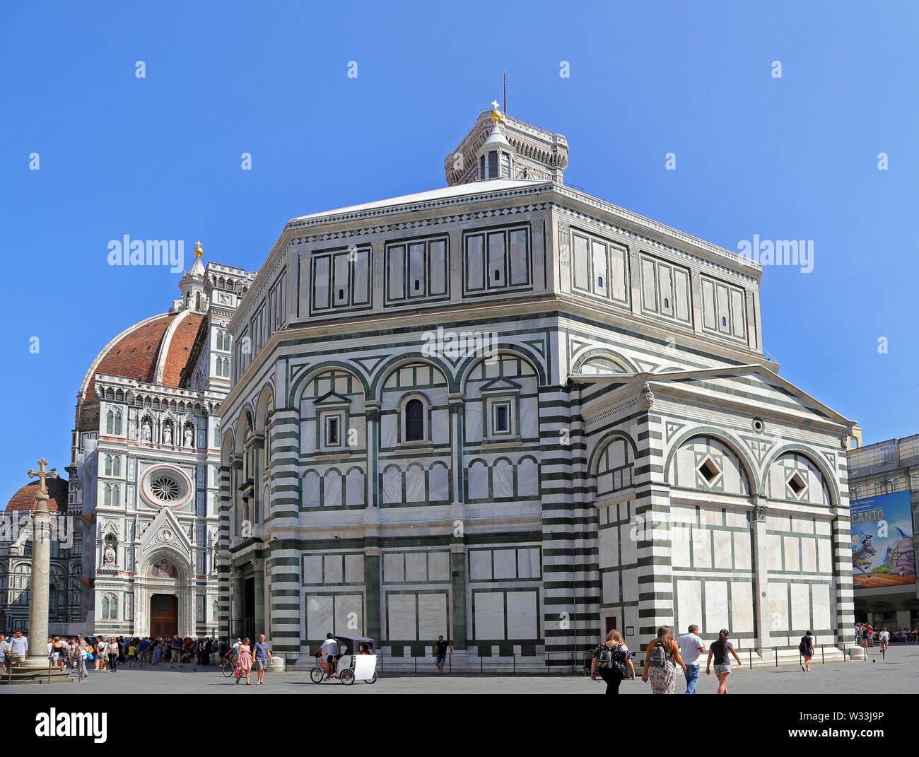 Florenz, Italien - 28 AUGUST, 2018: die Kathedrale von Florenz (Il Duomo di Firenze) am 28. August 2018 in Florenz, Italien. Florenz ist die größte Stadt der Tus Stockfoto