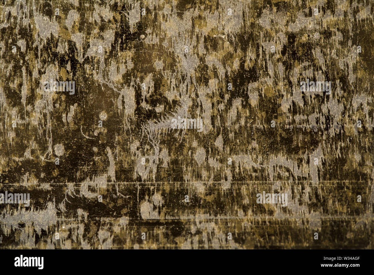 Spröde, umgekommen Klebstoff. Grunge Textur. Stockfoto