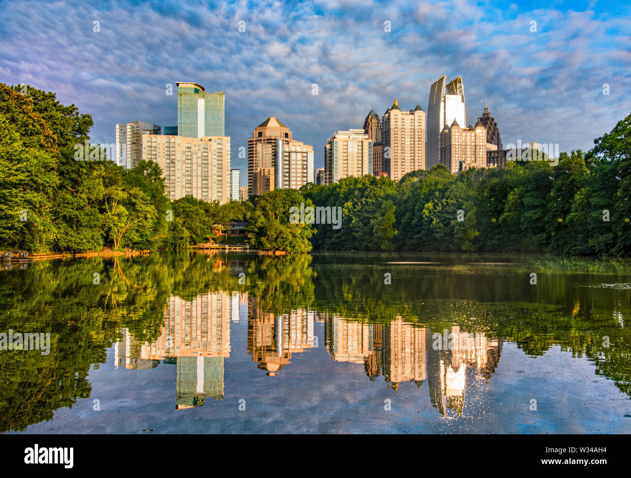 Piedmont Park in Atlanta, Georgia, USA. Stockfoto
