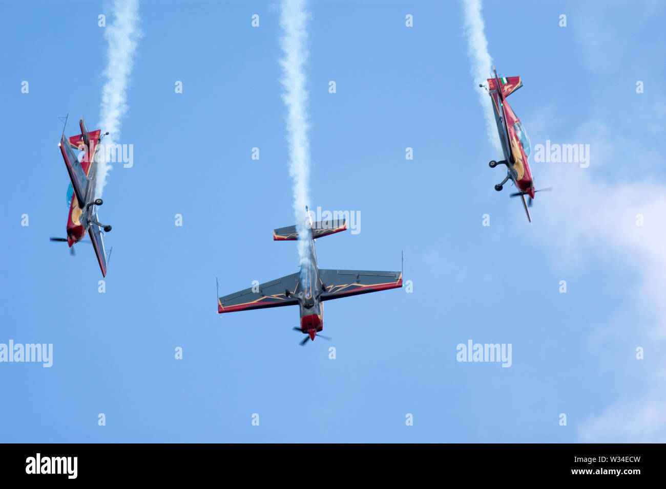 Royal Jordanian Falcons Shuttleworth Collection Military Air Show Juli 2019 Stockfoto