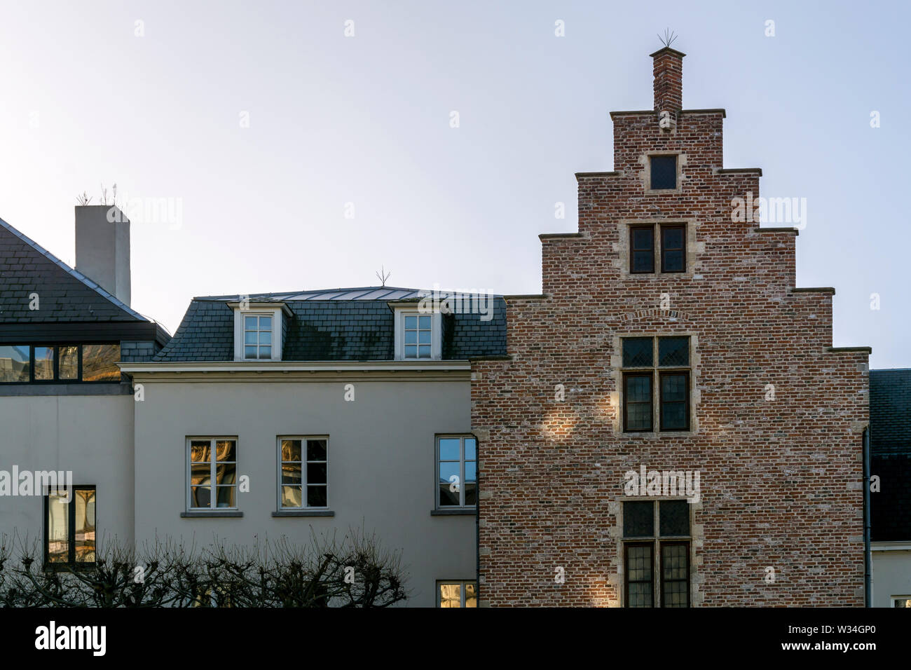 Typisch flämischen Belgien Gebäude Stockfoto Typisch flämischen Belgien Gebäude Stockfoto