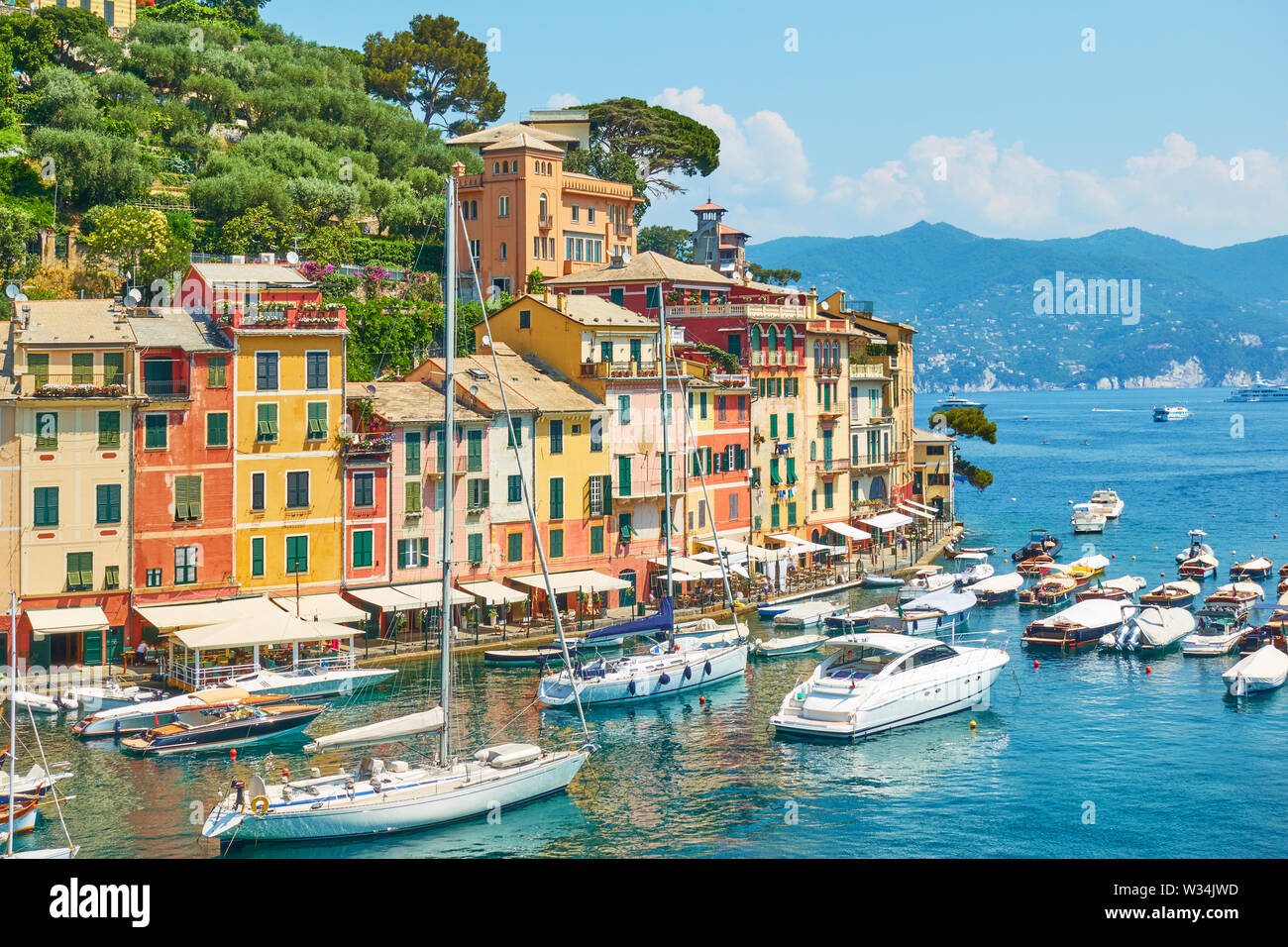 Portofino - Luxus Resort an der italienischen Riviera in Ligurien, Italien Stockfoto