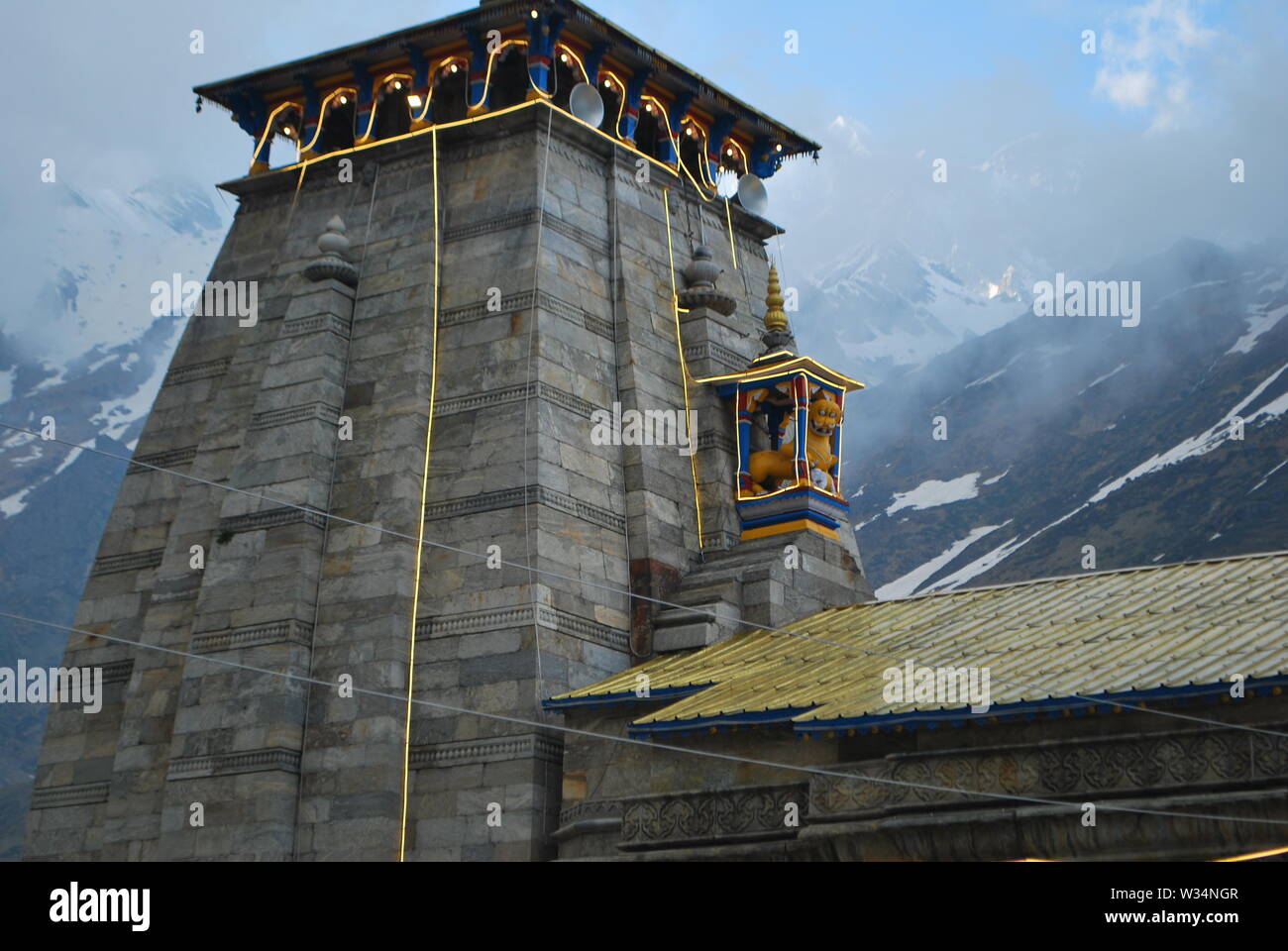 Kedarnath Tempel Stockfoto