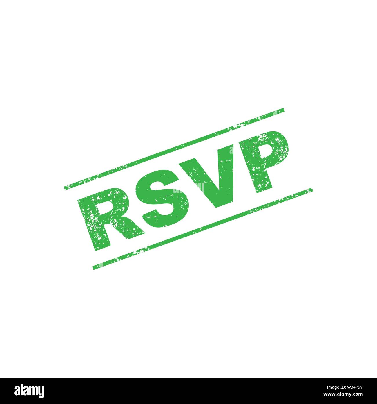 Rsvp Stempel mit grunge Effekt. Vector EPS 10. Stock Vektor