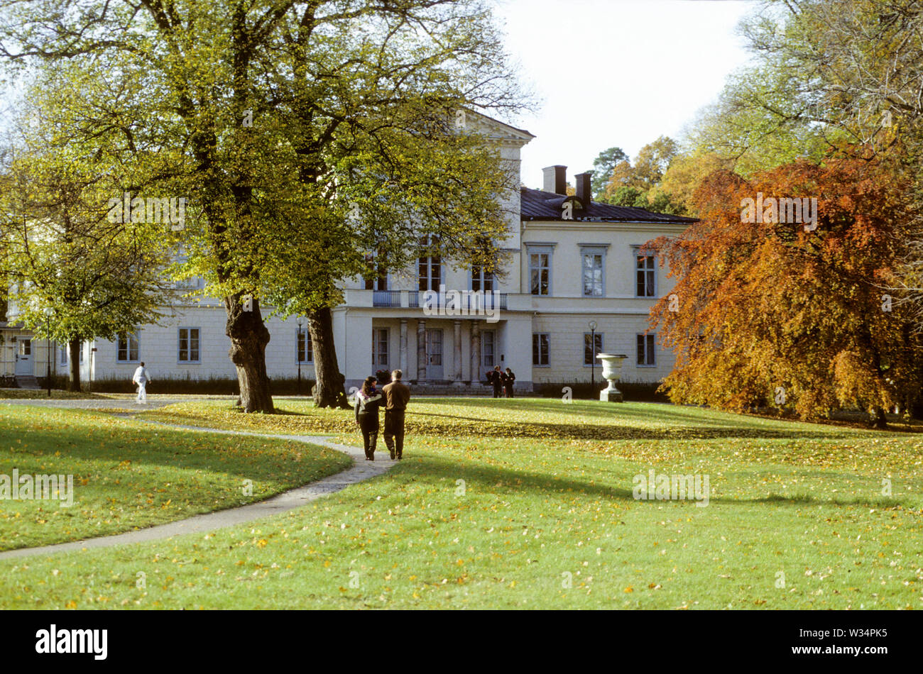 HAGA Schloss in Hagaparken Solna home für die Schwedische Kronprinzessin Familie Stockfoto