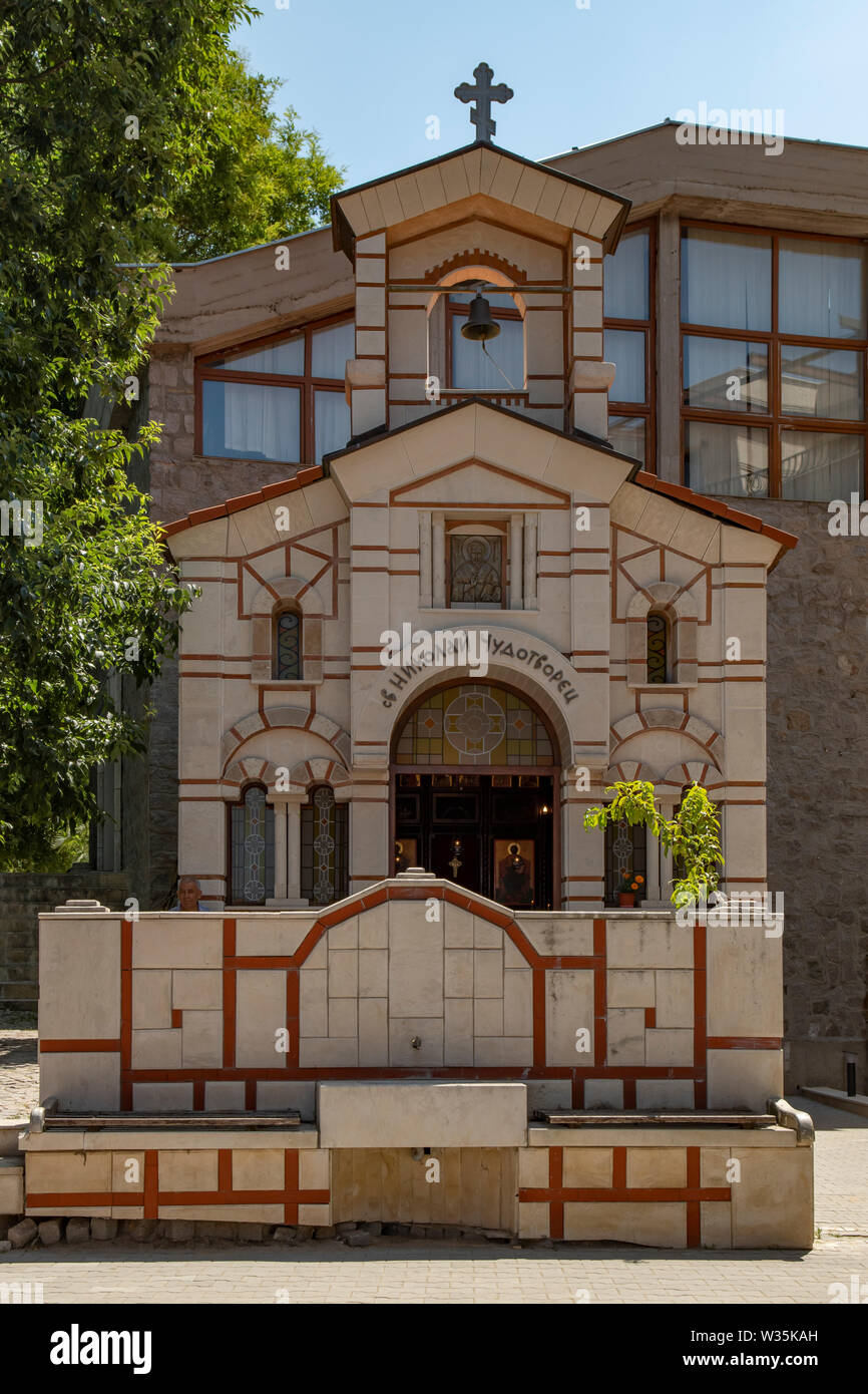 Kirche des Hl. Nikolaus des Wonderworker, Sozopol, Bulgarien Stockfoto