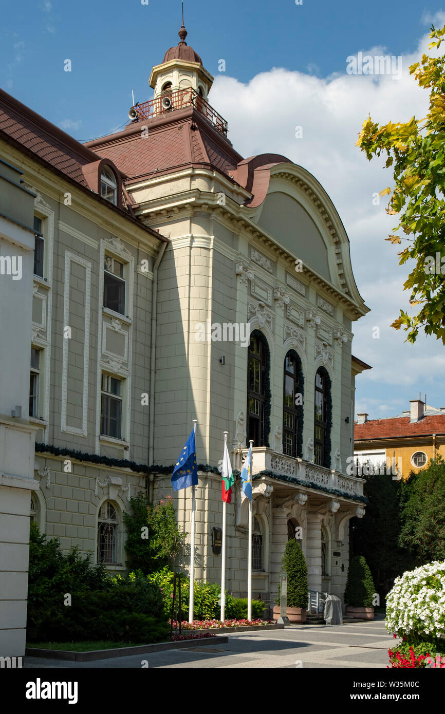 Gemeinde Gebäude, Plovdiv, Bulgarien Stockfoto