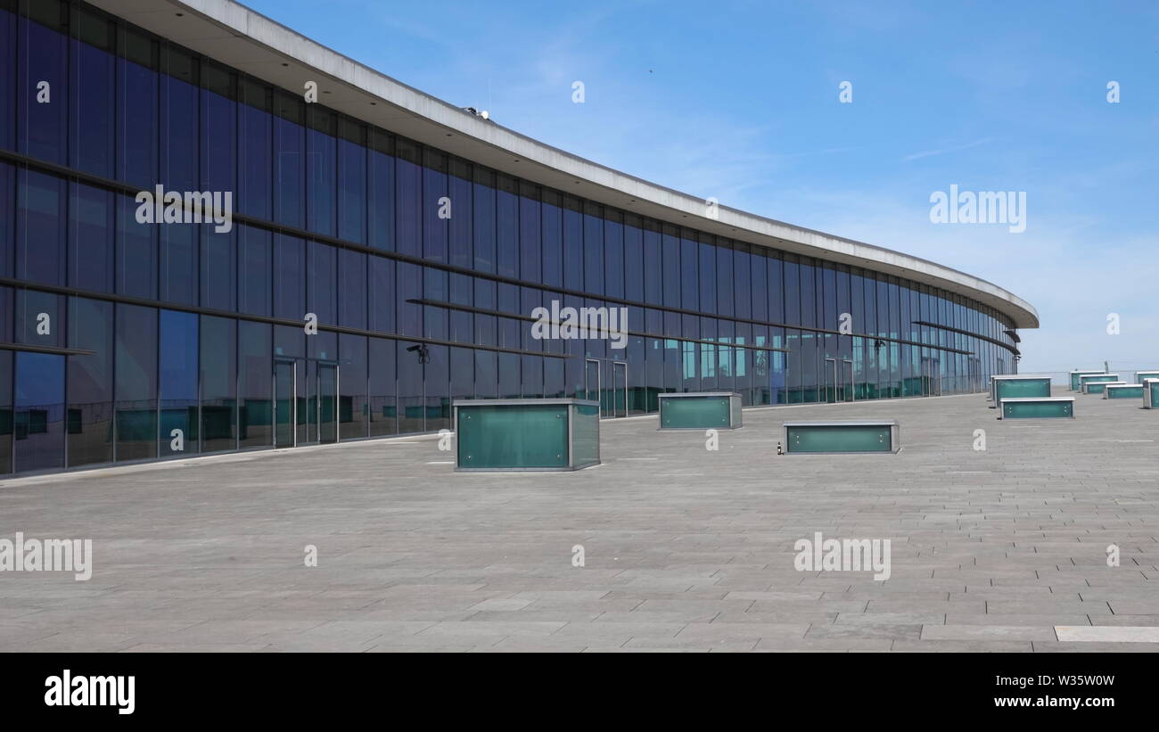 Das Internationale Congress Center Dresden (Internationales Kongresszentrum) Stockfoto