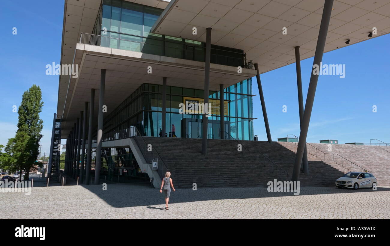 Das Internationale Congress Center Dresden (Internationales Kongresszentrum) Stockfoto