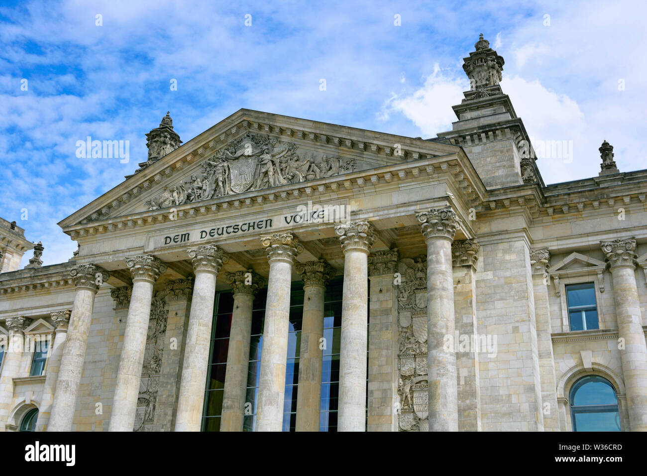 Reichstag, Regierungsviertel, Berlin, Deutschland, Europa Stockfoto