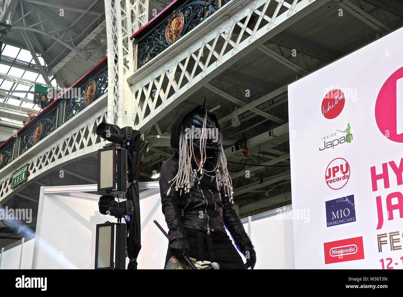 HYPER JAPAN 2019 Olympia Grand Hall, Japan Kultur, Cosplay, traditionelle Culturebest der Japan Food Event mit Japanischen live Bands 12, 13, 14 Juli 2019, Olympia, London, UK Stockfoto