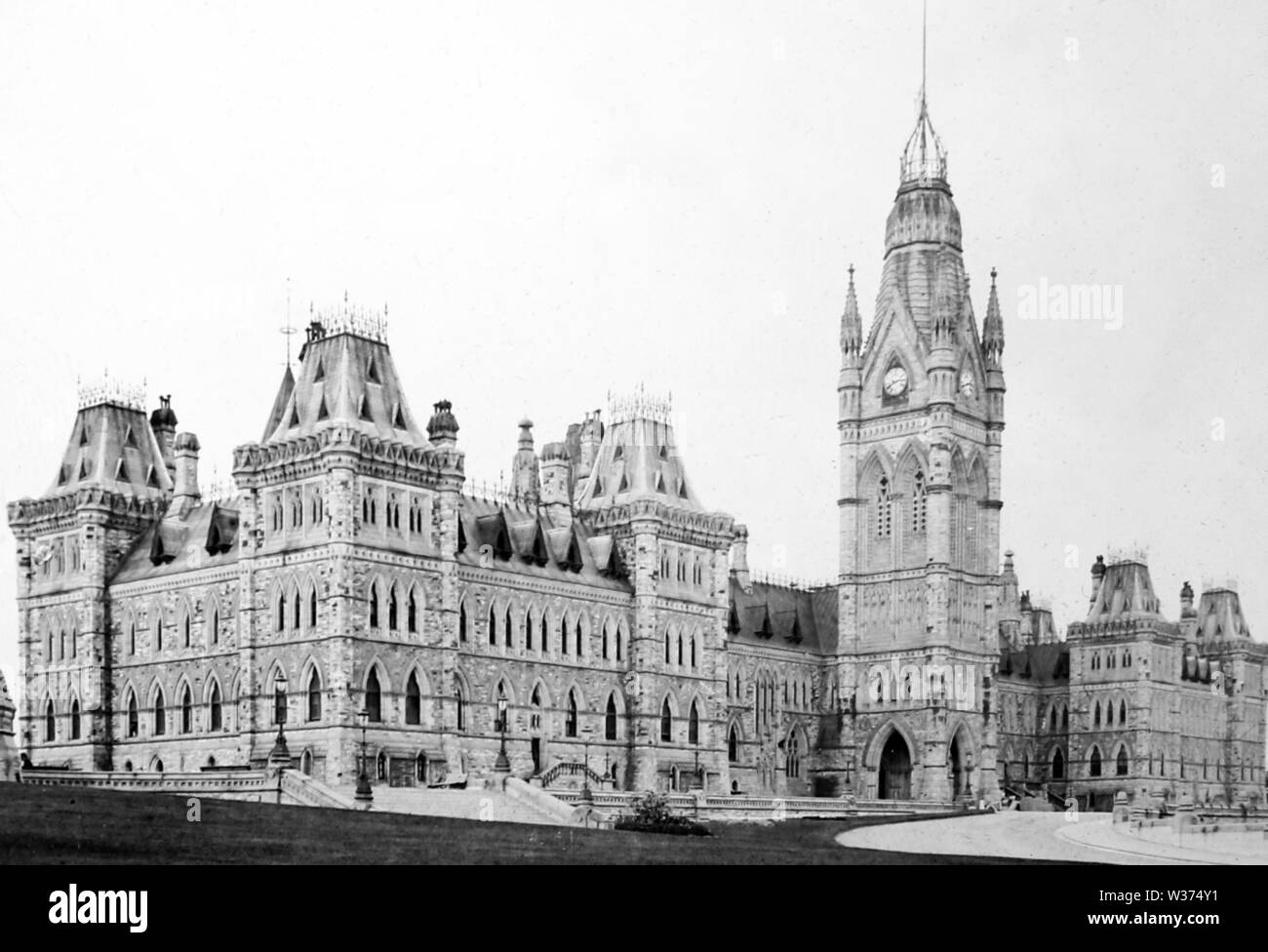 Ottawa Central Parlament Gebäude, Kanada Stockfoto