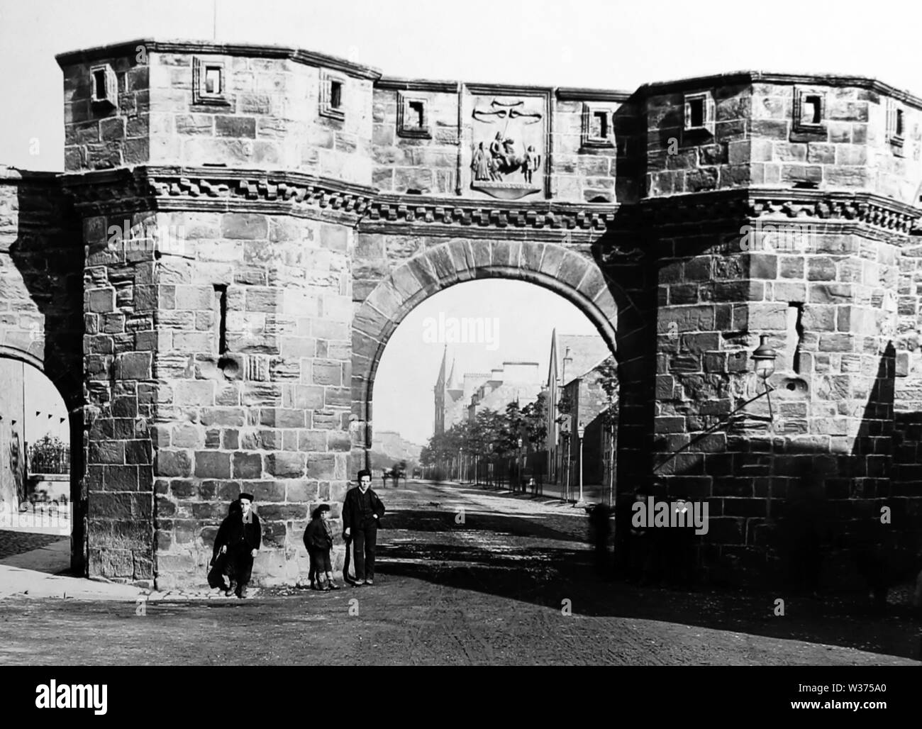 West Port, St Andrews, Schottland Stockfoto