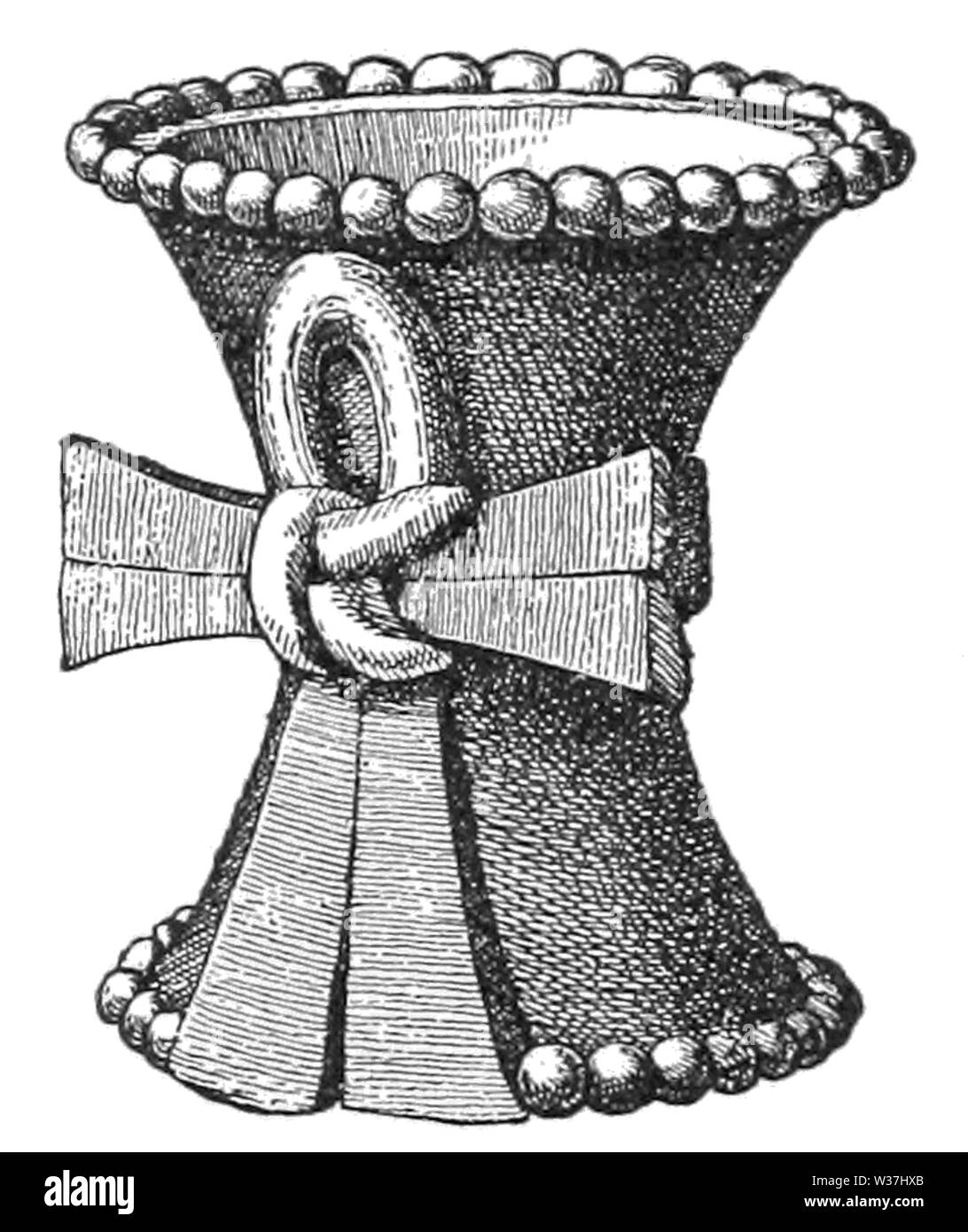 TSOM D152 Vase, Museum in Mexiko Stockfoto