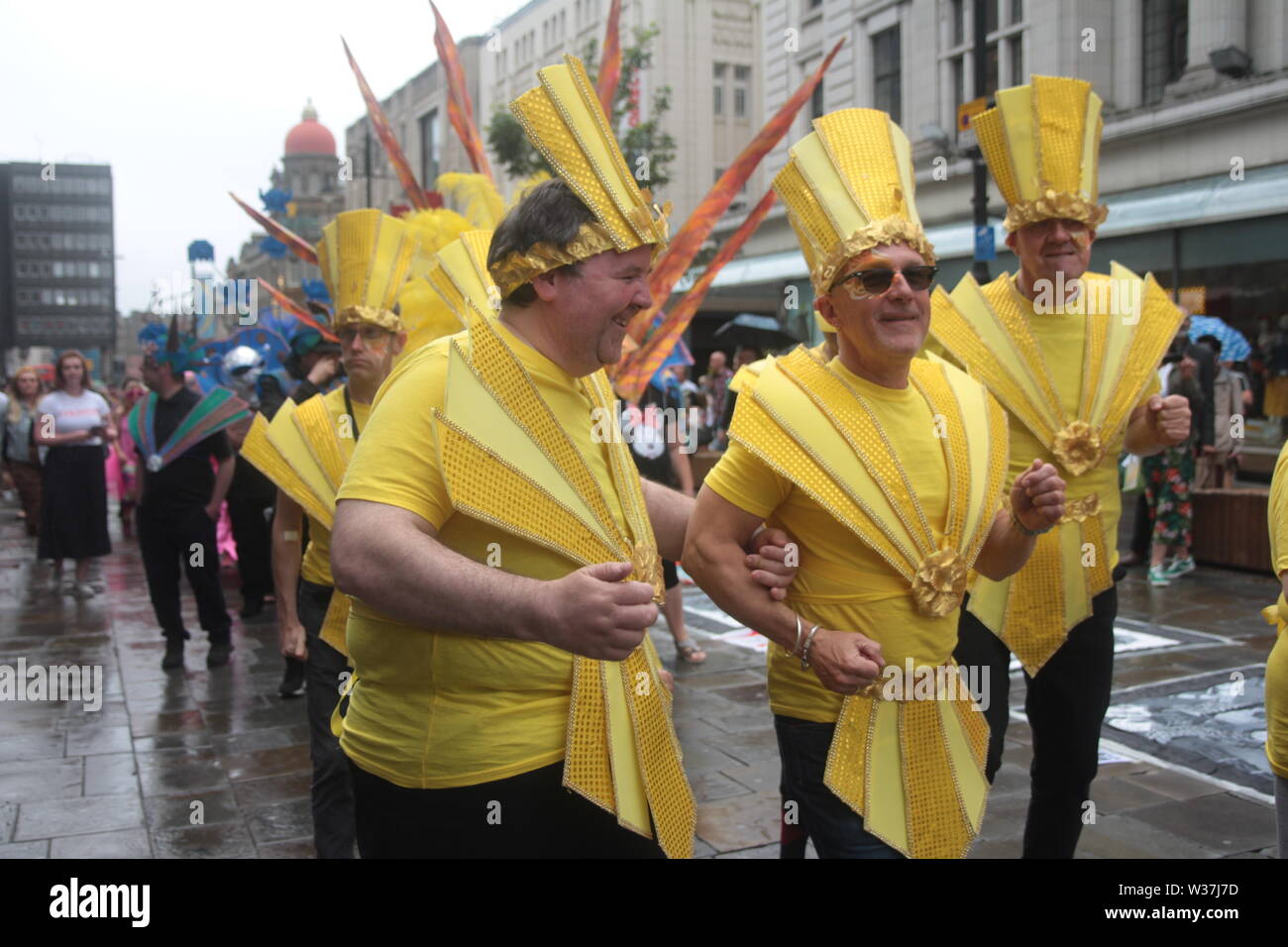 Newcastle upon Tyne, UK, 13. Juli 2019, VAMOS Mardi Gras Parade feiern Spanisch und Portugiesisch sprechenden Kulturen, Kredit: DavidWhinham/Alamy Stockfoto