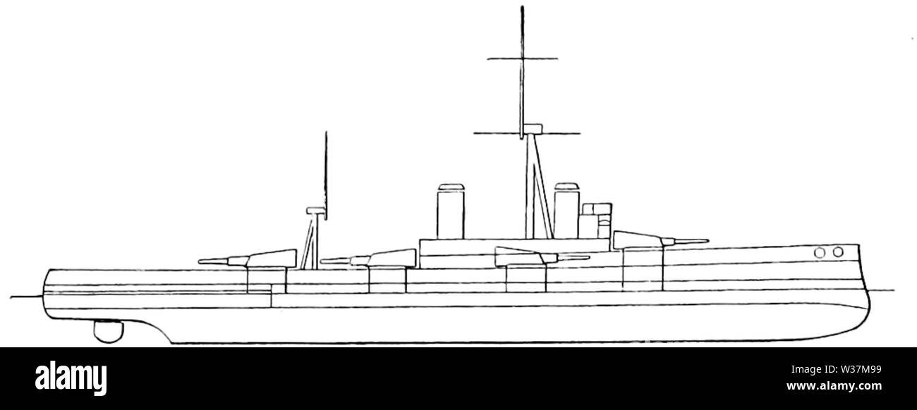 Die Dampfturbine, 1911 - Abb. 39 - Dreadnought Stockfoto