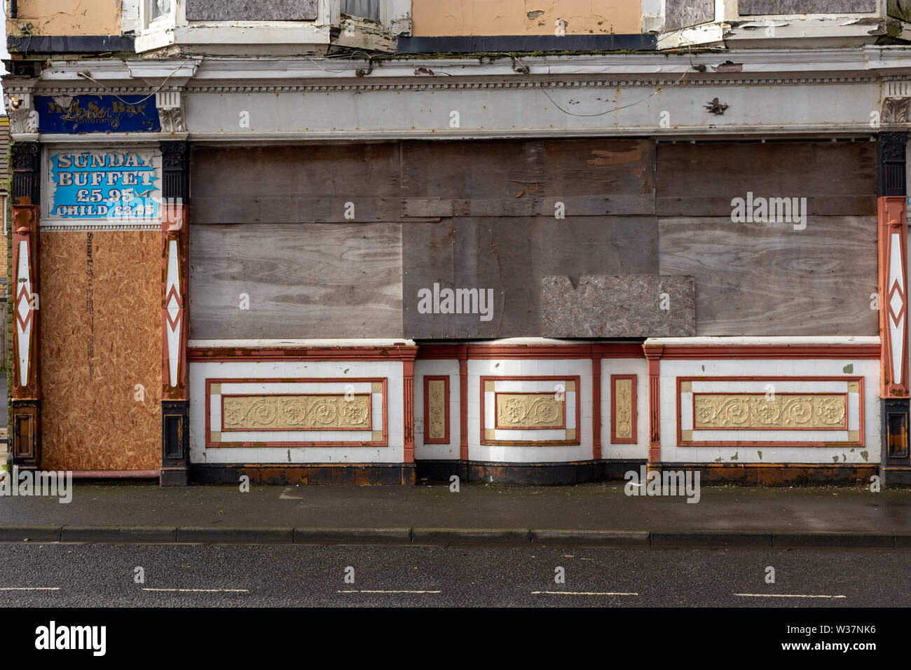 Das Leben auf der Straße, Hartlepool. Großbritannien Stockfoto