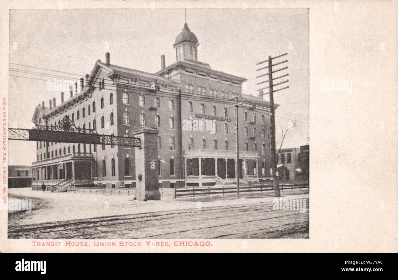 Transit Haus, Union Stock Yards, Chicago Stockfoto
