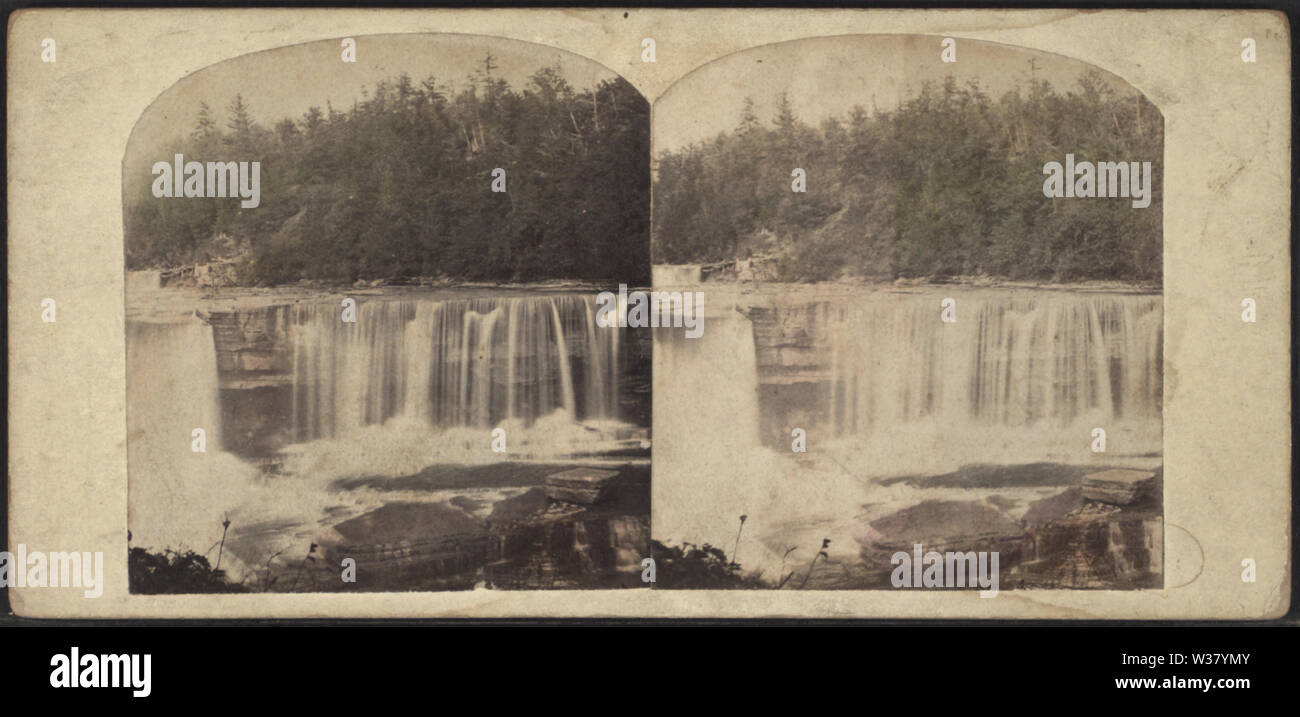 Trenton Falls, New York, von Robert N Dennis Sammlung von stereoskopische Ansichten Stockfoto