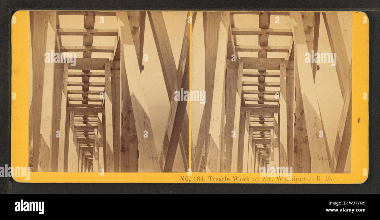 Bock auf Mt Washington RR, von Kilburn Brüder Stockfoto