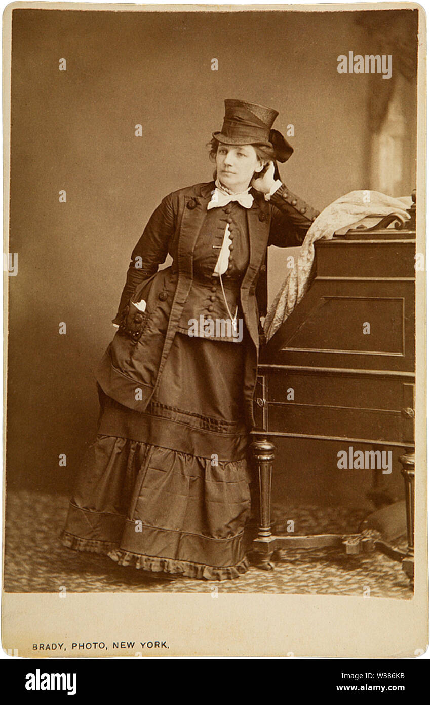 Victoria-Woodhull-für-Mathew-Brady-c 1870 Stockfoto