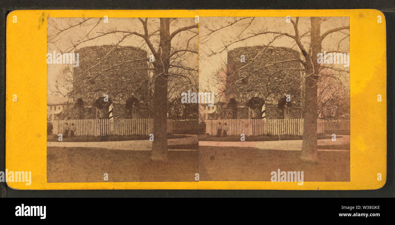 Blick auf das alte Stein-Turm, von Joshua Appleby Williams Stockfoto Blick auf das alte Stein-Turm, von Joshua Appleby Williams Stockfoto