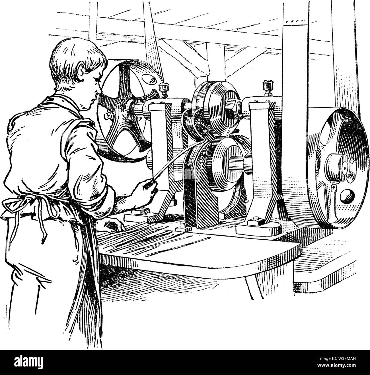 WarrenFeatherboneCompany 04 Bild Stockfoto