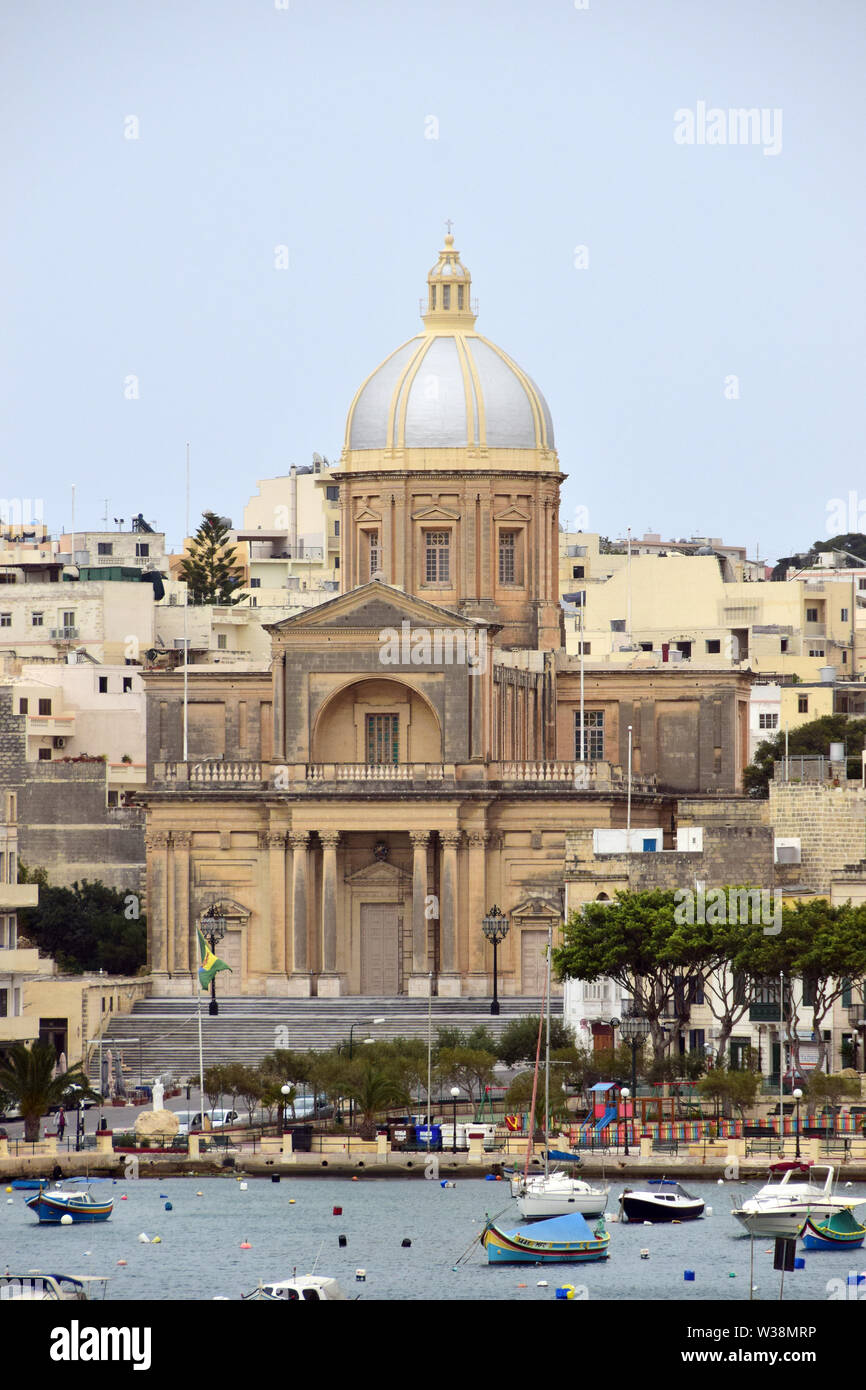 St. Joseph Parish Church, Kalkara, Malta, Europa Stockfoto