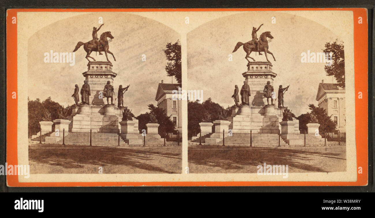 Washington Monument, von Anderson, D H (David H), 1827 - 3 Stockfoto