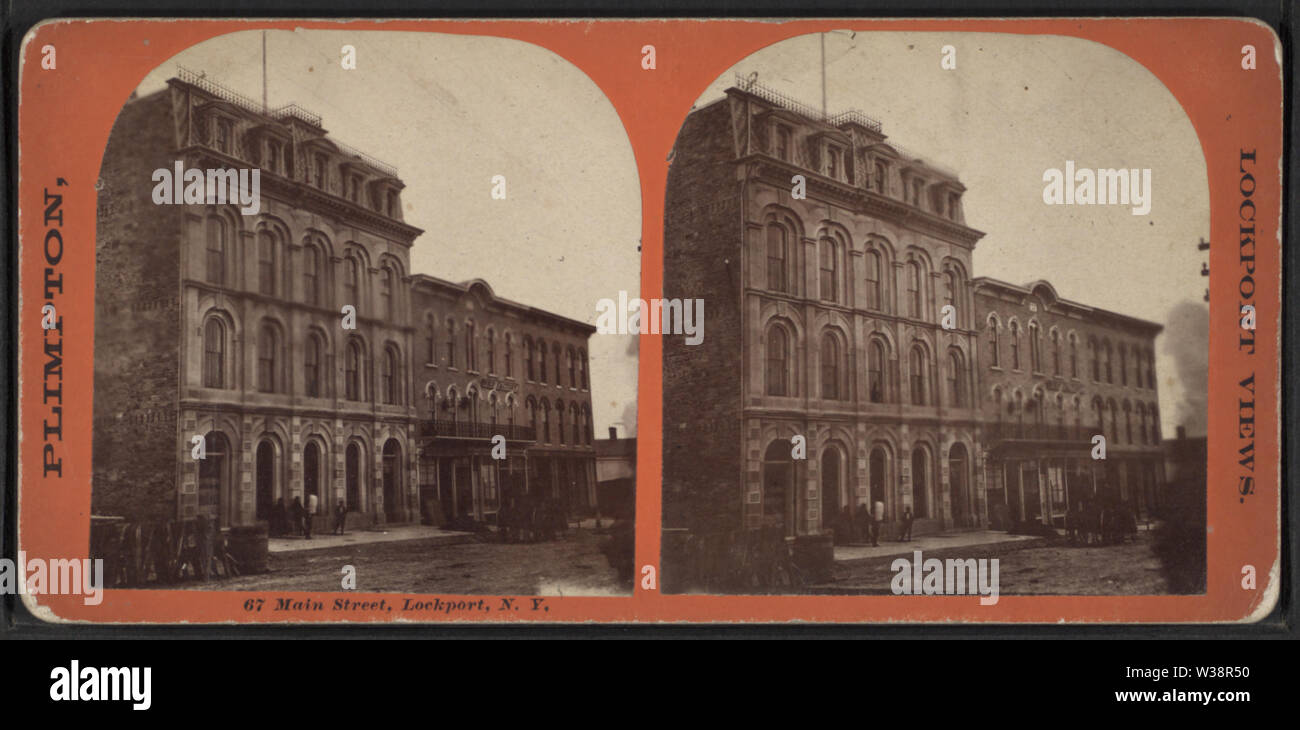 Peitsche Fabrik, Lockport, NY, von Plimpton Stockfoto