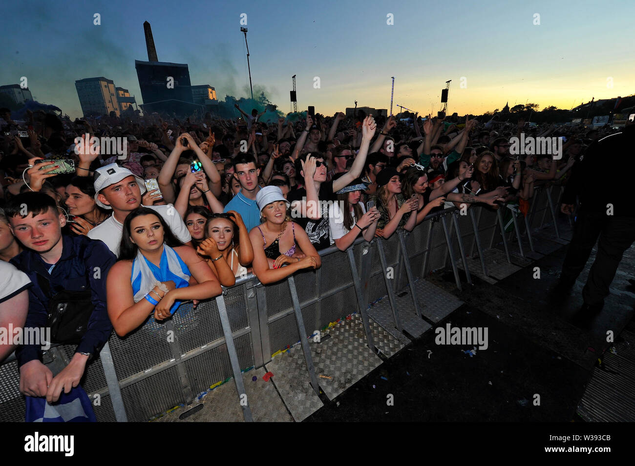 Glasgow, UK. 13. Juli 2019. Wels und der Bottlemen TRNSMT 2019 live in Glasgow am Grün. Credit: Colin Fisher/Alamy Leben Nachrichten. Stockfoto