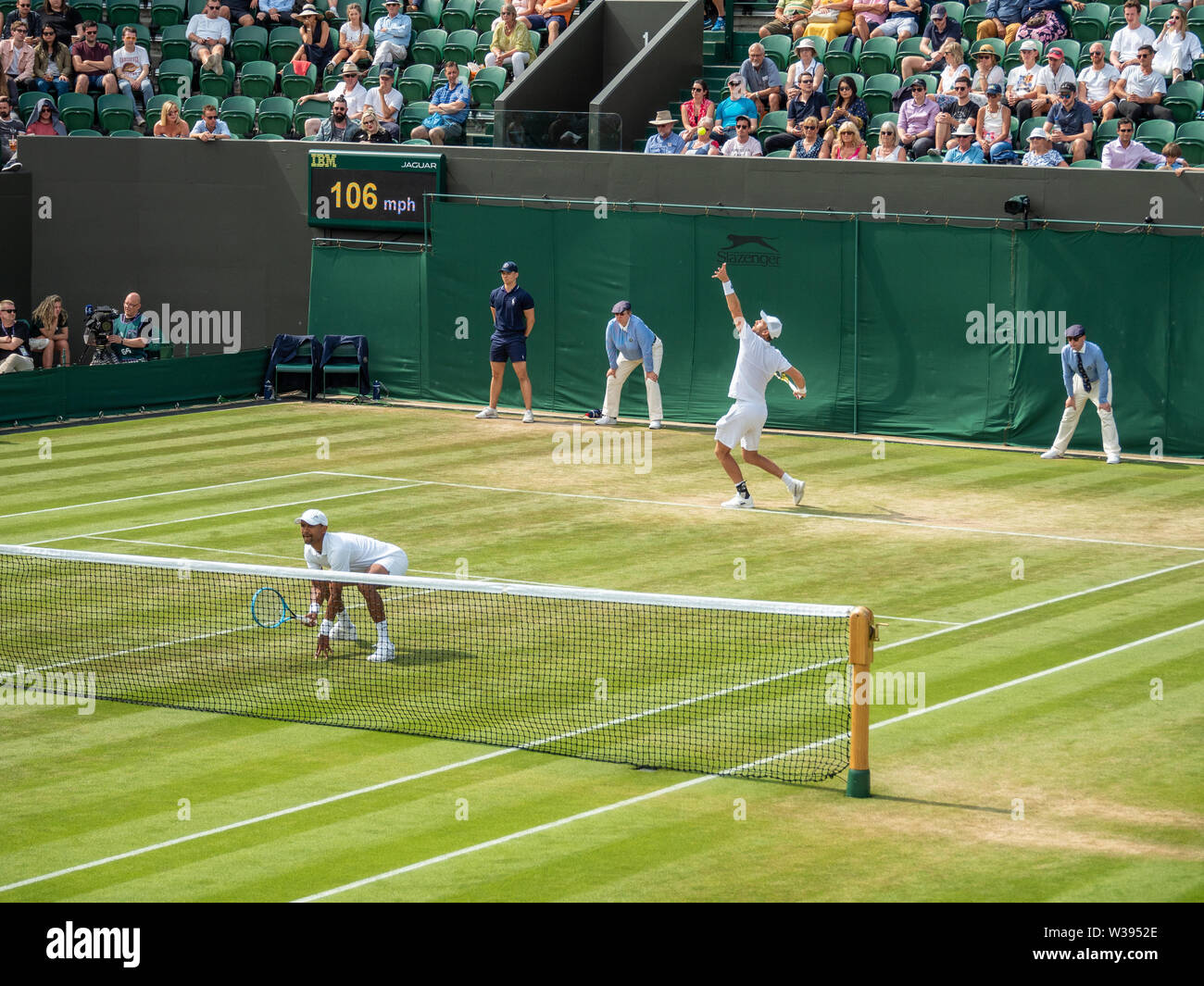 Wimbledon Tennisturnier, London, England Stockfoto