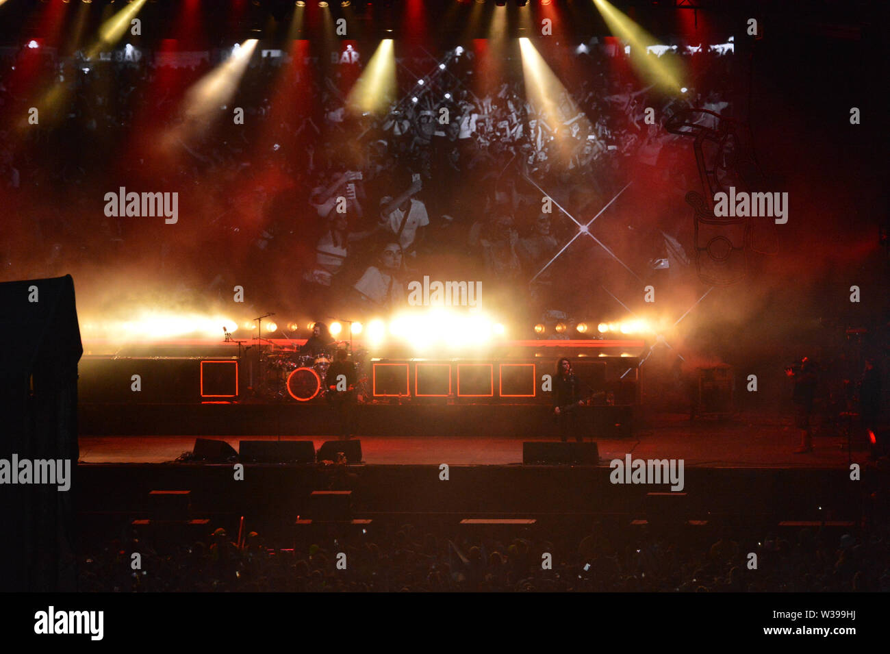 Glasgow, UK. 13. Juli 2019. Wels und der Bottlemen TRNSMT 2019 live in Glasgow am Grün. Credit: Colin Fisher/Alamy Leben Nachrichten. Stockfoto