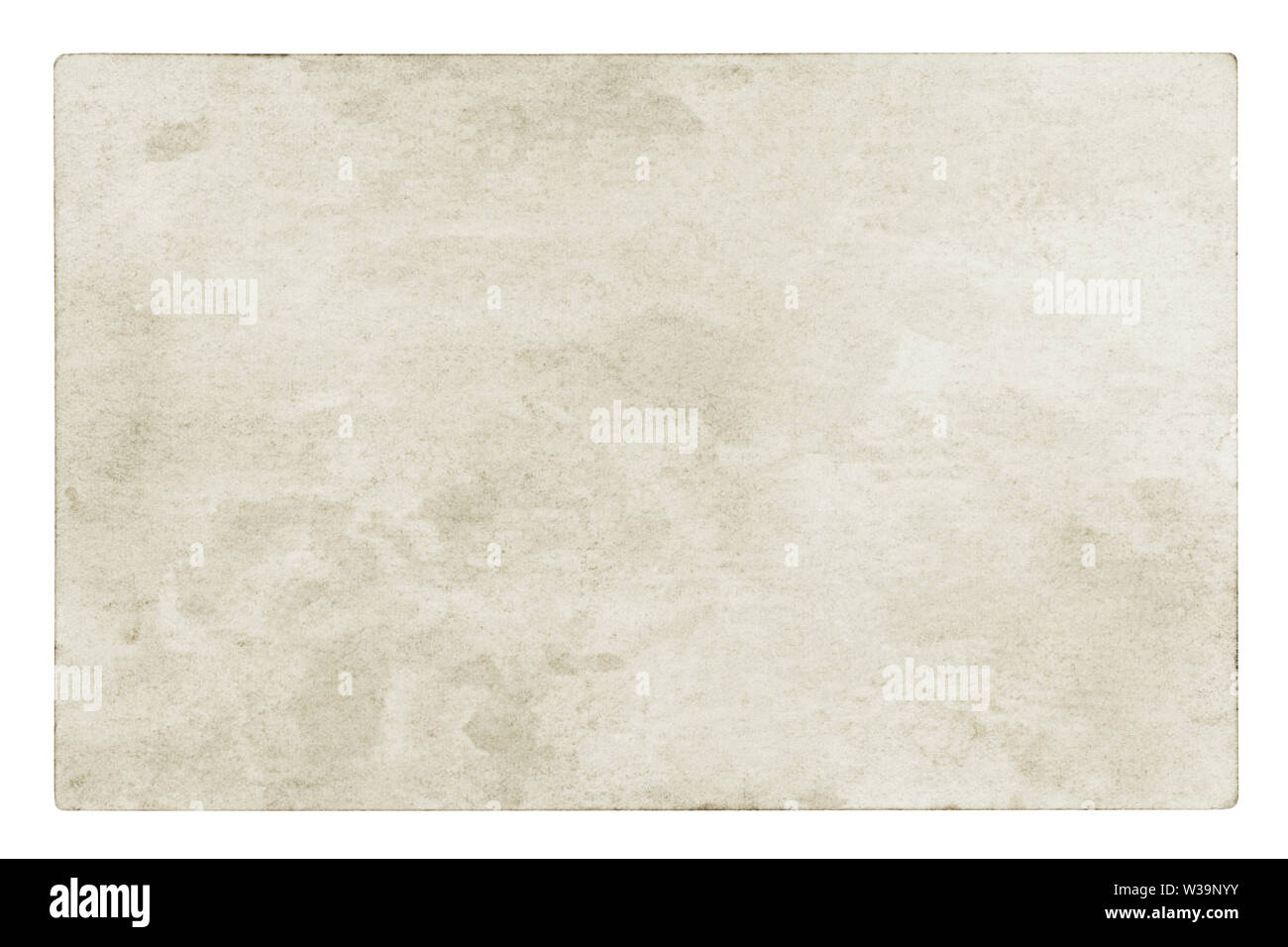 Vintage Papier Hintergrund isoliert - (clipping path enthalten) Stockfoto