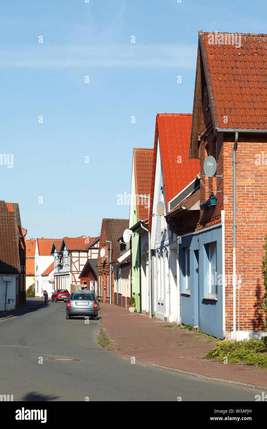 Wohnhaus, Hoya, Niedersachsen, Deutschland, Europa Stockfoto