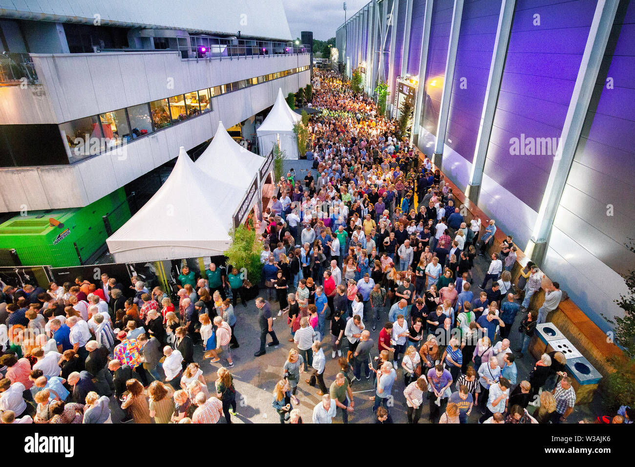 Rotterdam, Niederlande. 13. Juli, 2019. ROTTERDAM, 13-07-2019, Ahoi, North Sea Jazz Festival 2019. Massen auf dem Streifen zwischen Maas und Nil Credit: Pro Schüsse/Alamy leben Nachrichten Stockfoto