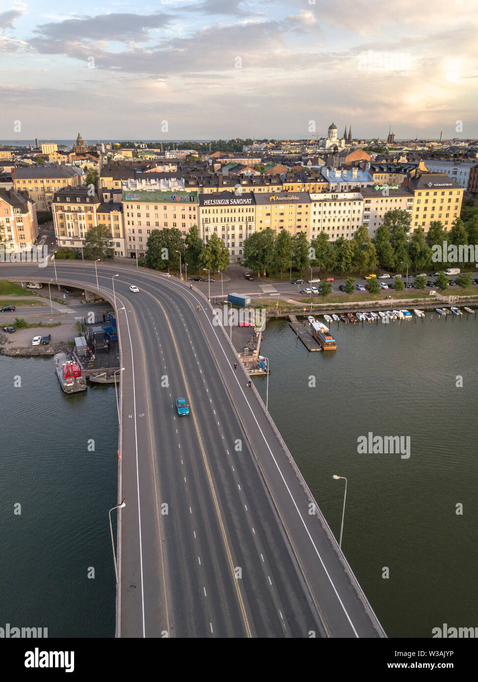 Landschaft in Helsinki, Finnland Stockfoto