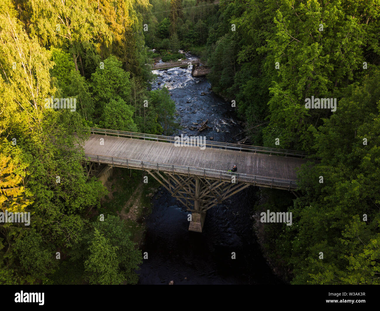 Finnische Landschaft Stockfoto