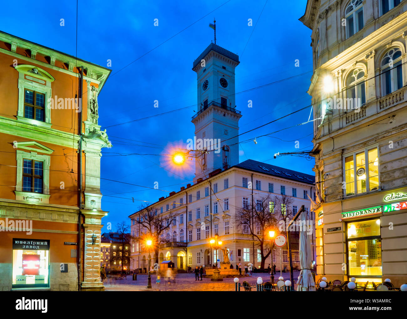 Rynok Square, Lemberg, Ukraine Stockfoto