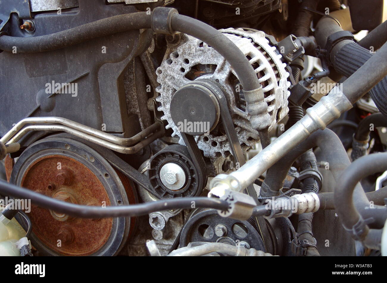 Auto Teile: Motor Zündspule Stockfotografie - Alamy