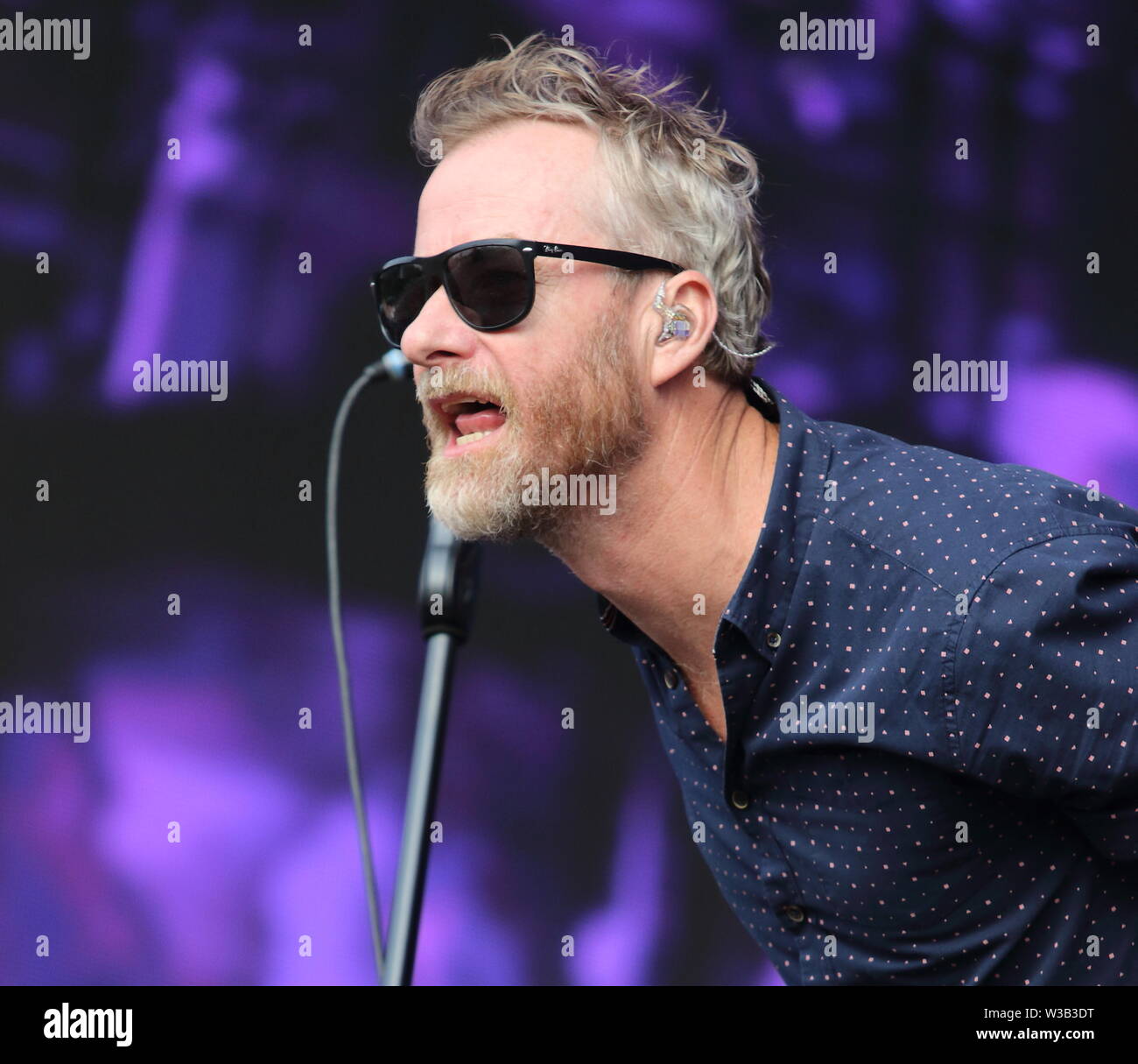 London, Großbritannien. 13. Juli, 2019. Die amerikanische Band tritt am Tag 4 im Hyde Park während einer britischen Sommer Festival in London. Credit: SOPA Images Limited/Alamy leben Nachrichten Stockfoto